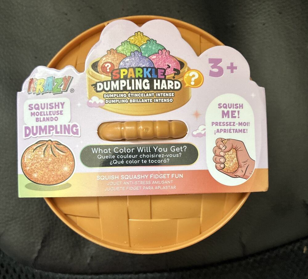 Sparkle Dumpling Hard - What color will you get? Sealed Squishy Dumpling
